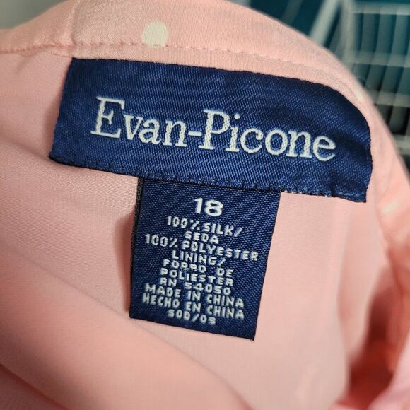 VIntage y2k pink feminine polka dot bow a line silk dreamy delicate skirt 18 - Picture 4 of 10